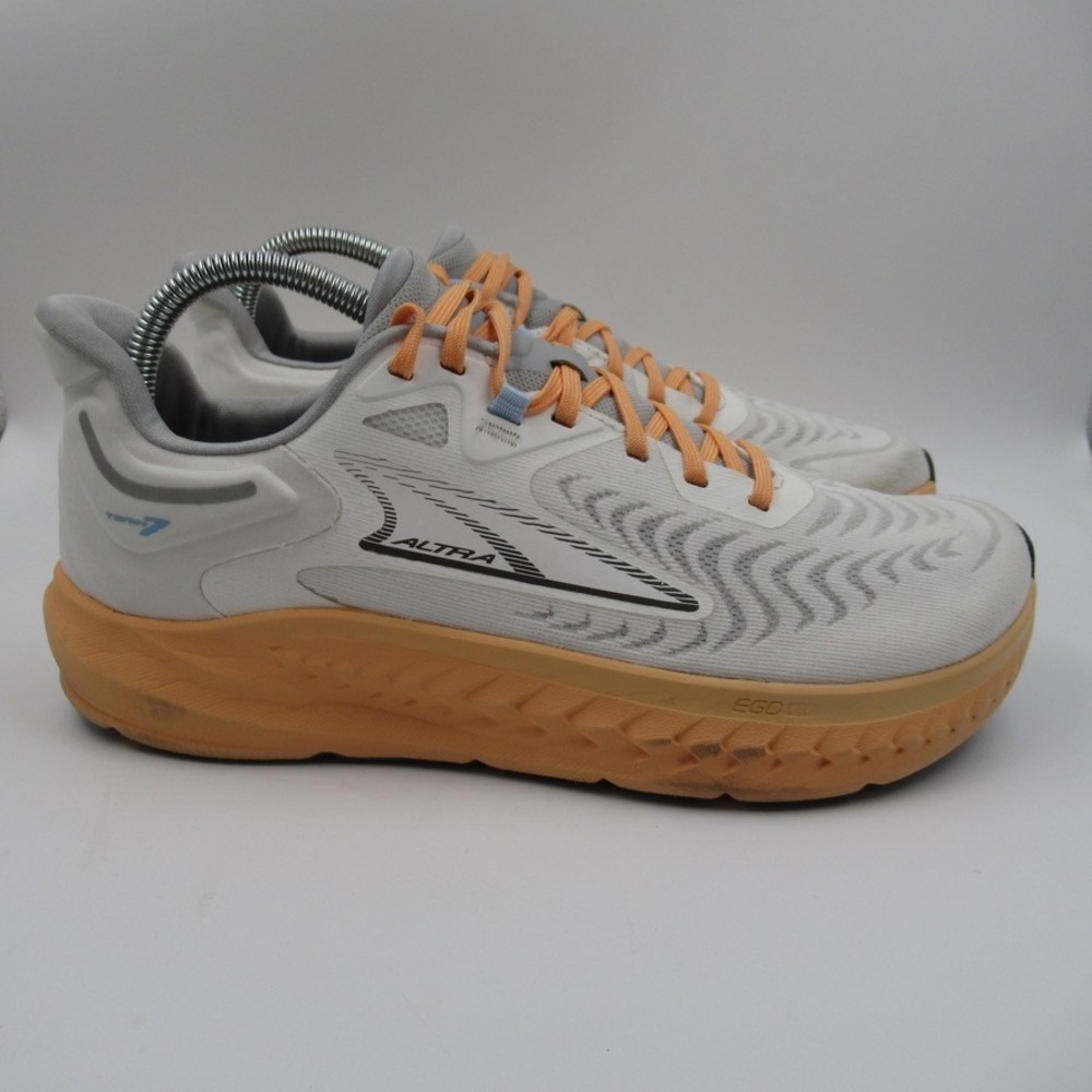 Altra Torin 7 Running Shoes Women 9.5 White Orange AL0A82CZ280 Road Neutral
